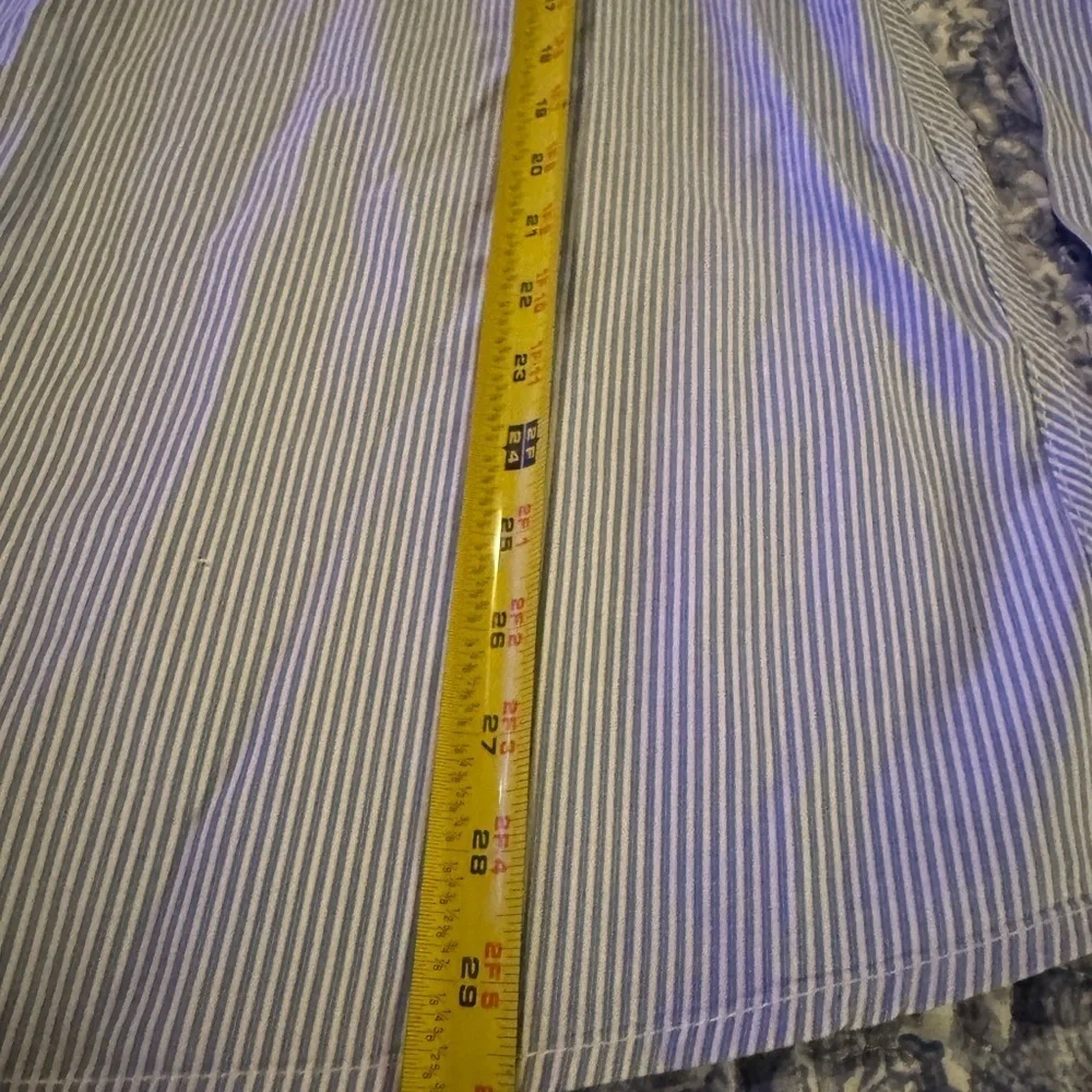 BKE Blue Striped Button-Up Shirt